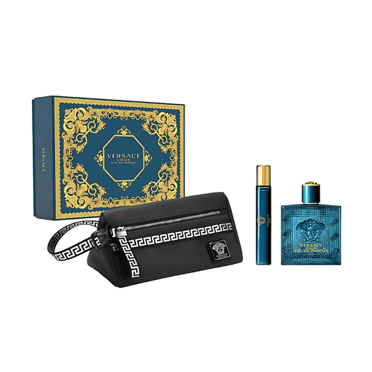 Versace Eros Edp 100Ml M 2Pcs Bag Set